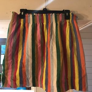 JCrew Striped Skirt